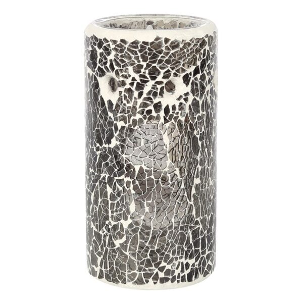 Pillar Gunmetal Grey Crackle Oil Burner - Image 2