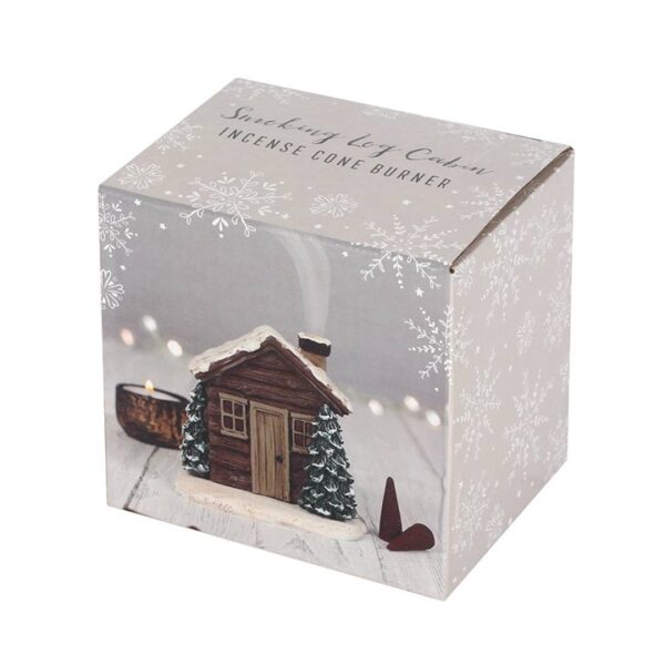 Log Cabin Incense Cone Burner - Image 4