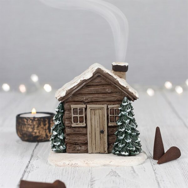 Log Cabin Incense Cone Burner - Image 5