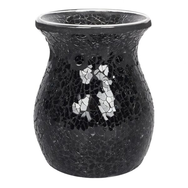 Large Black Crackle Oil Burner - Image 3