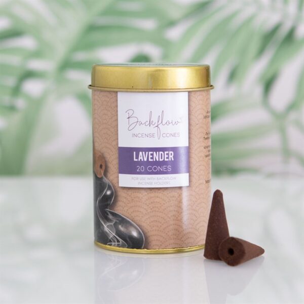 6 Tins of Elements Lavender Jumbo Backflow Cones - Image 4