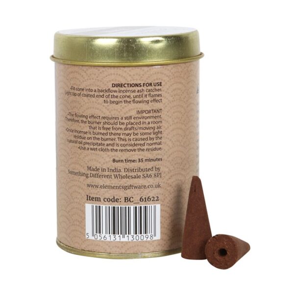 6 Tins of Elements Jasmine Jumbo Backflow Cones - Image 3