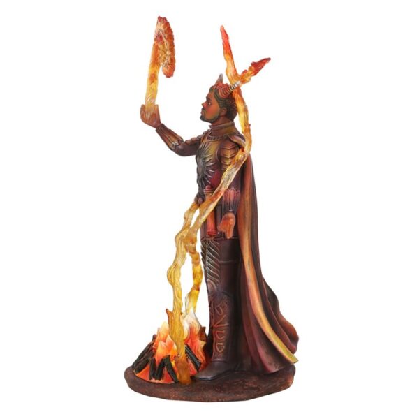 Fire Elemental Wizard Figurine by Anne Stokes - Image 2
