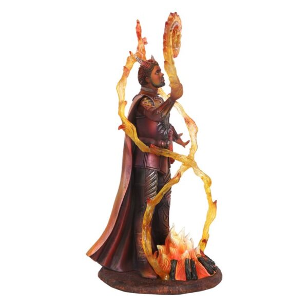 Fire Elemental Wizard Figurine by Anne Stokes - Image 4