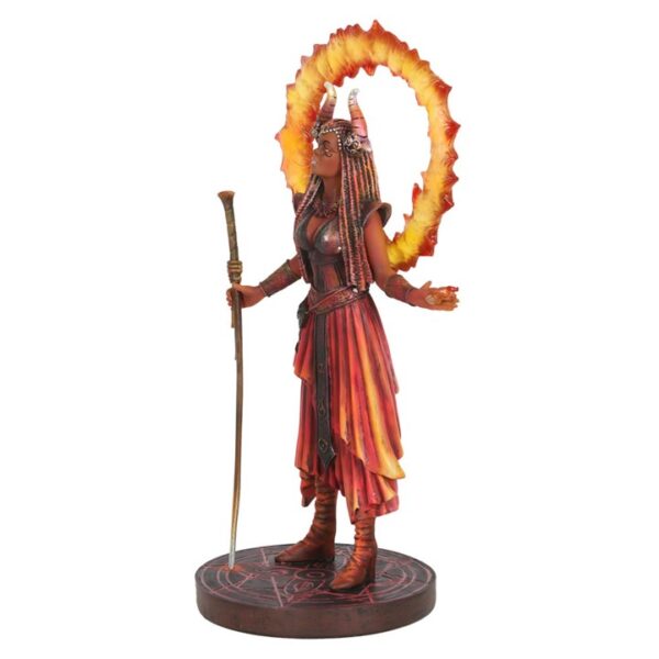 Fire Elemental Sorceress Figurine by Anne Stokes - Image 2