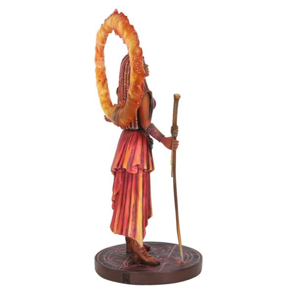 Fire Elemental Sorceress Figurine by Anne Stokes - Image 4