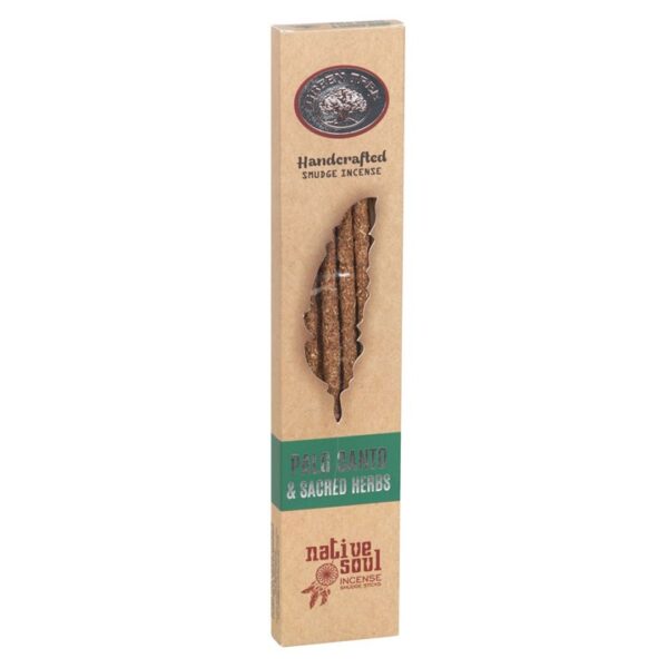 Set of 12 Palo Santo & Sacred Herbs Smudge Incense Sticks - Image 3