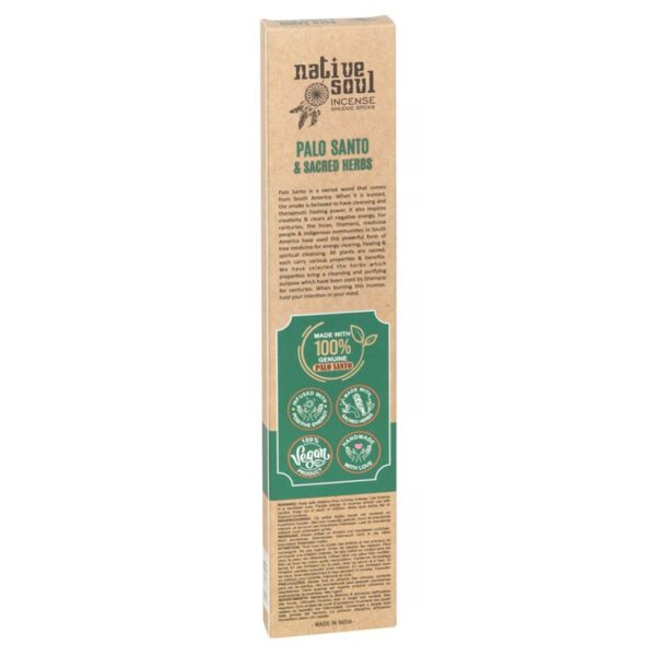Set of 12 Palo Santo & Sacred Herbs Smudge Incense Sticks - Image 4