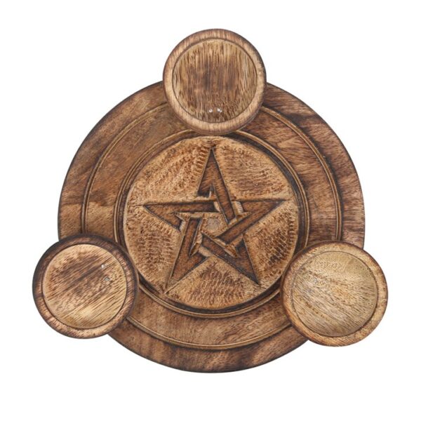 Pentagram Tea Light Candle Holder - Image 3