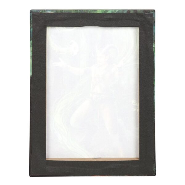 19x25cm Earth Element Wizard Canvas Plaque by Anne Stokes - Image 3