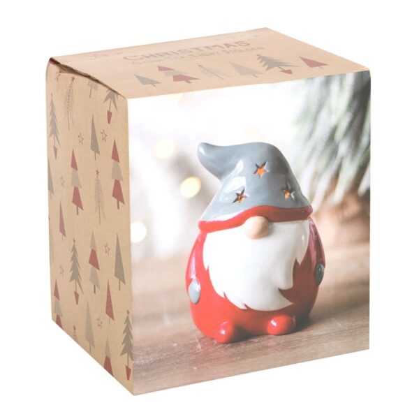 Red and Grey Gonk Tealight Holder - Image 5