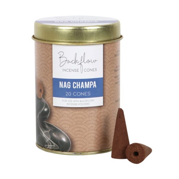 6 Tins of Elements Nag Champa Jumbo Backflow Cones - Image 2