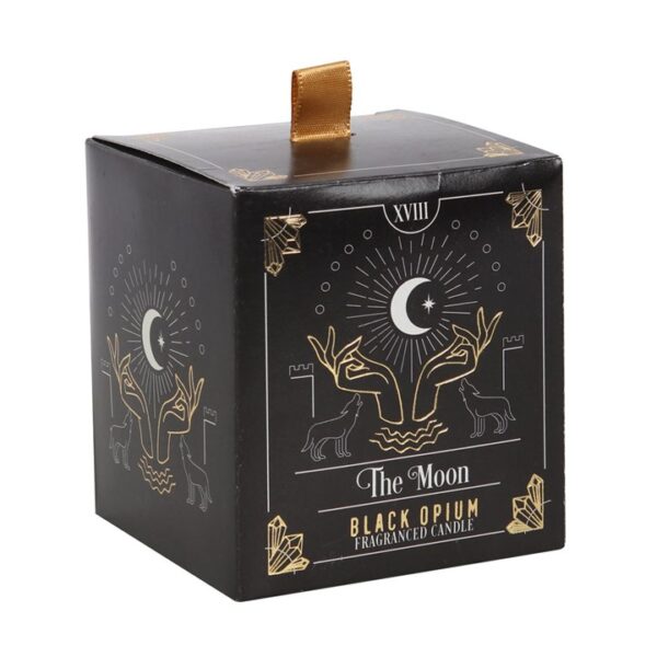 The Moon Black Opium Tarot Candle - Image 3