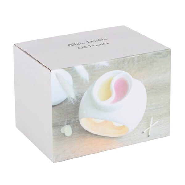 Off White Double Oil Burner - Image 3