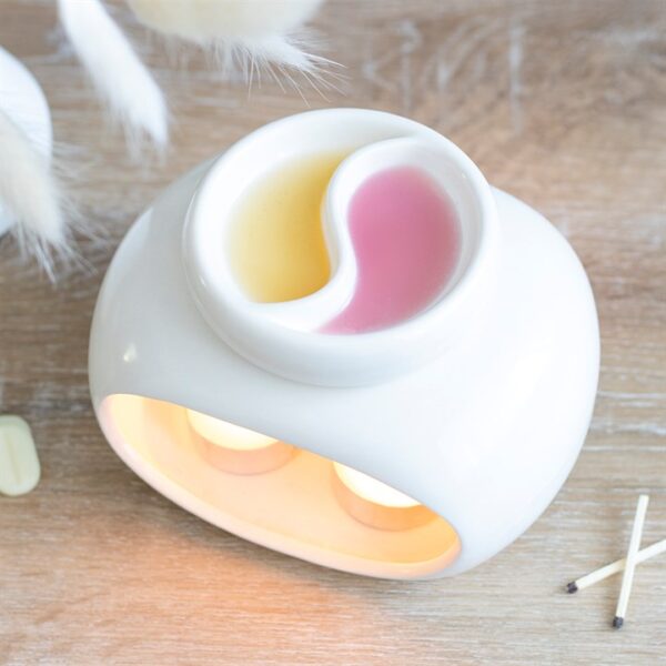 Off White Double Oil Burner - Image 4