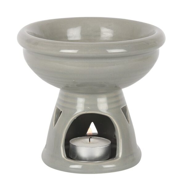Grey Deep Bowl Oil Burner - Image 2