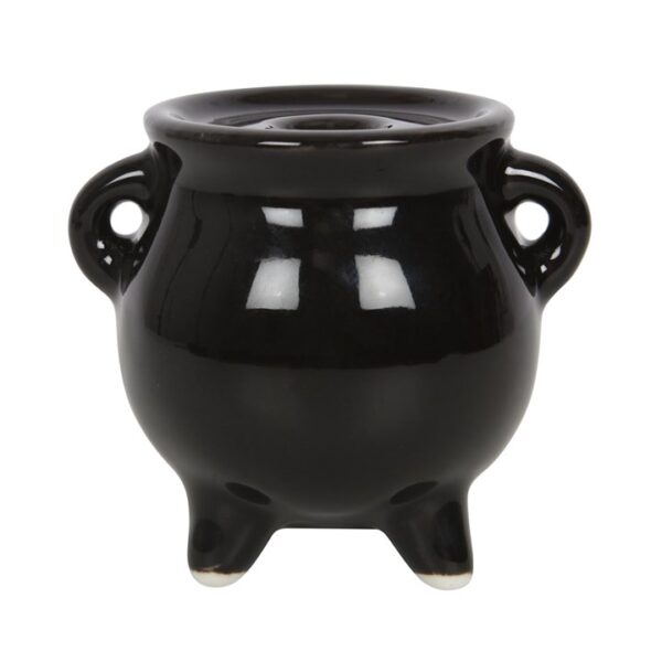 Pentagram Cauldron Ceramic Incense Holder - Image 4