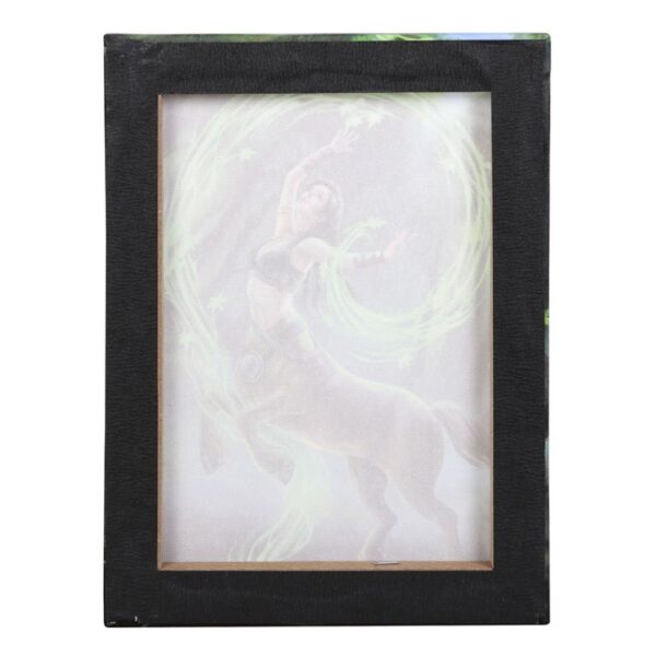19x25cm Earth Element Sorceress Canvas Plaque by Anne Stokes - Image 3