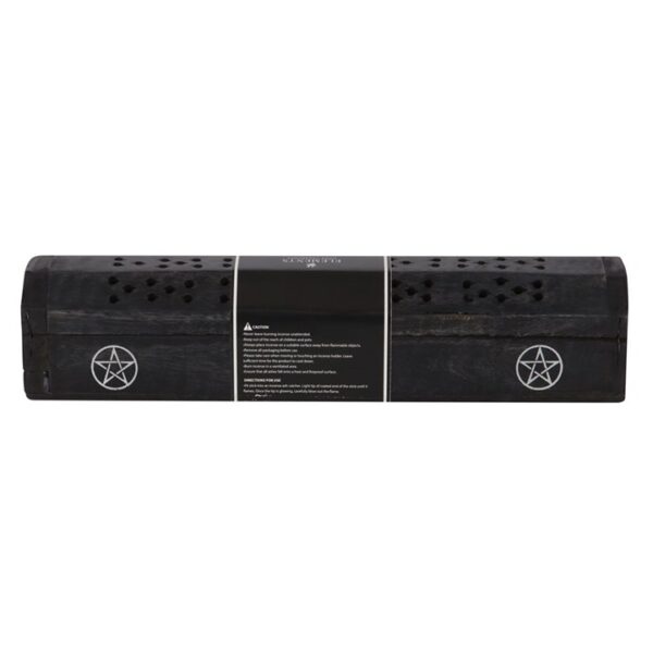 Pentagram Wooden Black Pepper Incense Box Set - Image 2