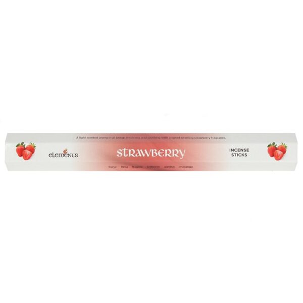Set of 6 Packets of Elements Strawberry Incense Sticks - Image 2