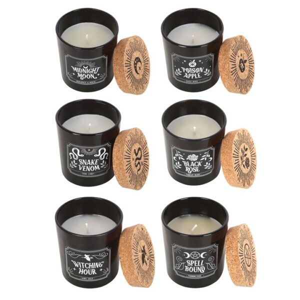 Set of 6 Midnight Ritual Candles - Image 2