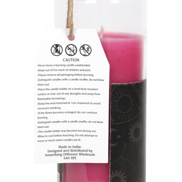 Floral 'Friendship' Spell Tube Candle - Image 2