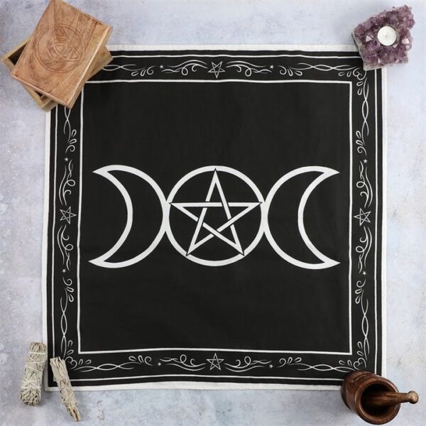 70x70cm Triple Moon Altar Cloth - Image 2