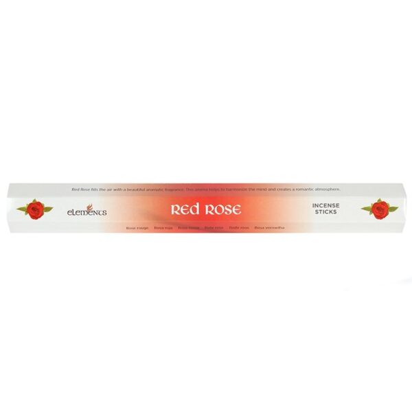 Set of 6 Packets of Elements Red Rose Incense Sticks - Image 2