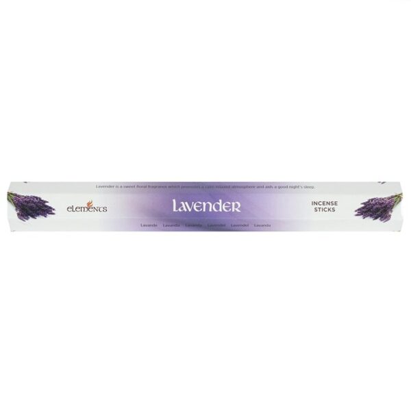 Set of 6 Packets of Elements Lavender Incense Sticks - Image 2