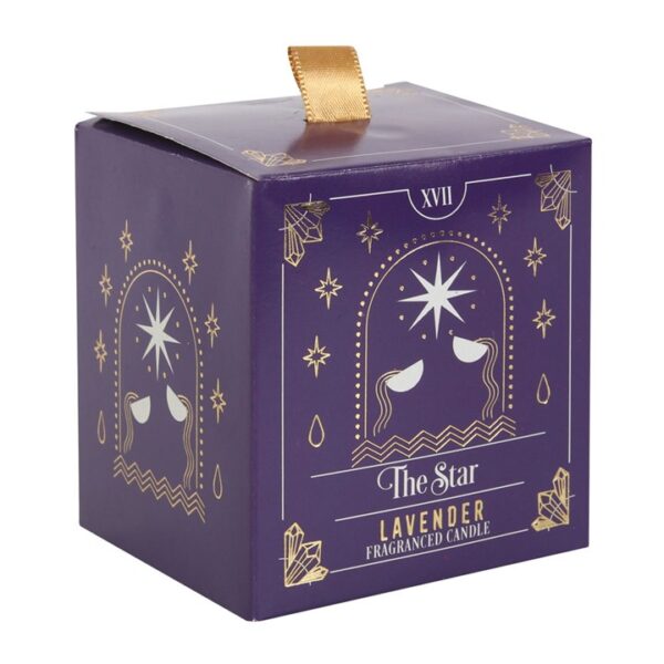 The Star Lavender Tarot Candle - Image 3