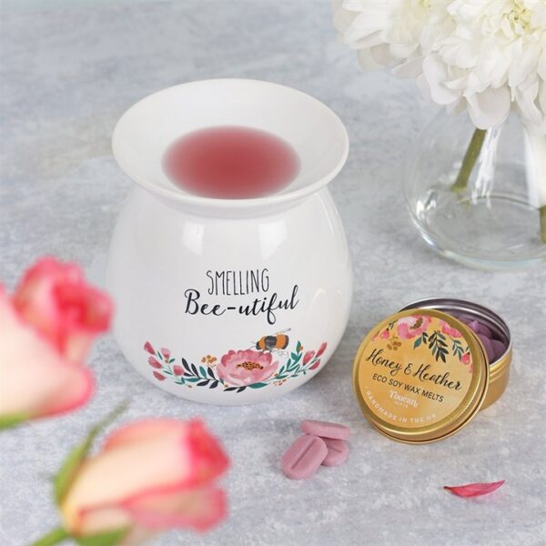 Large Smelling Bee-utiful Wax Melt Burner Gift Set - Image 6