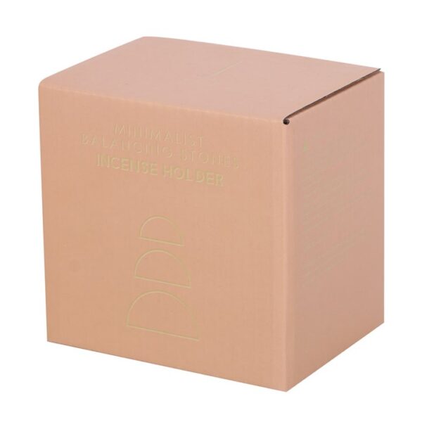 Cream Speckle Balancing Stones Incense Stick Holder - Image 4