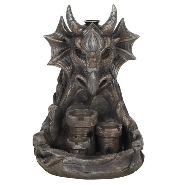 Grey Dragon Backflow Incense Burner - Image 2