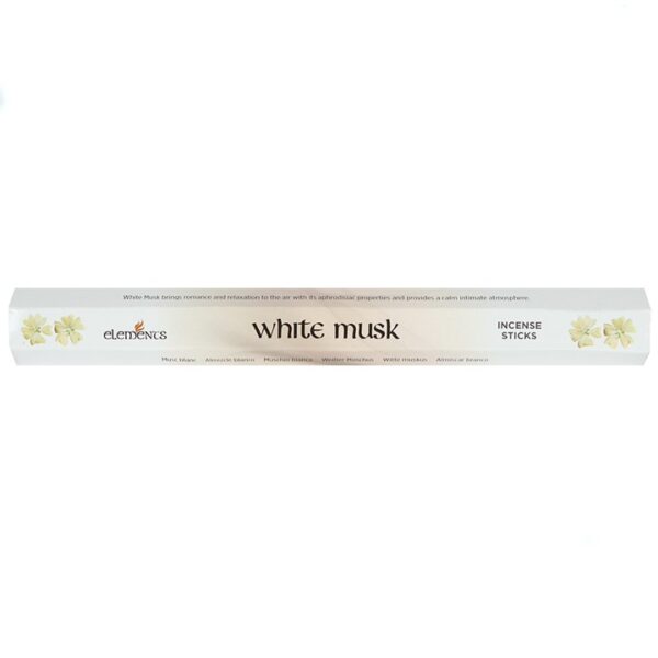Set of 6 Packets of Elements White Musk Incense Sticks - Image 2