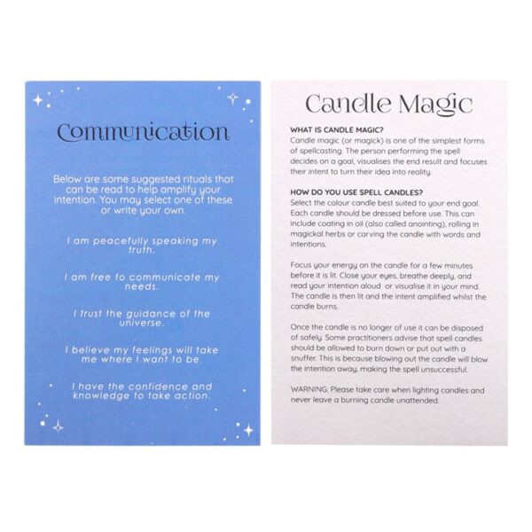 Pack of 12 Communication Spell Candles - Image 4