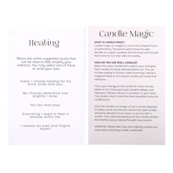 Pack of 12 Healing Spell Candles - Image 4
