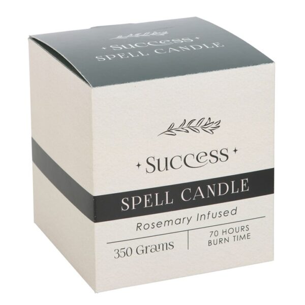 Rosemary Infused Success Spell Candle - Image 5