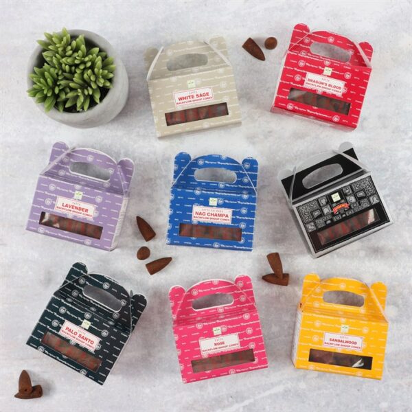 Set of 6 Packets of Satya Palo Santo Backflow Dhoop Cones - Image 5