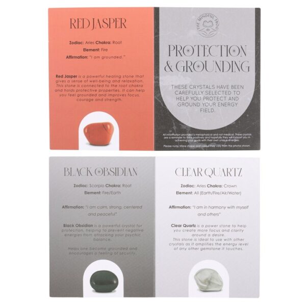 Protection & Grounding Healing Crystal Set - Image 3