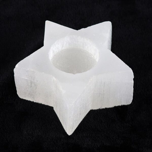 Selenite Star Tealight Holder - Image 3