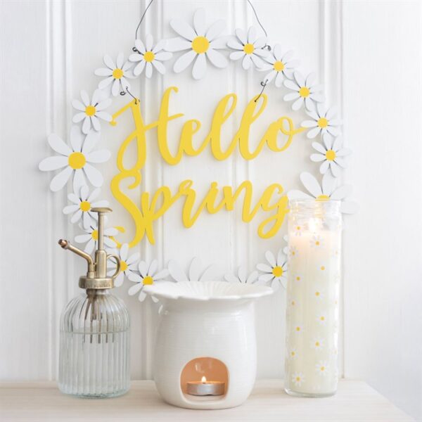 White Daisy Tube Candle - Image 5