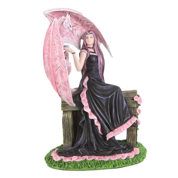 Elegant Dragon Figurine by Anne Stokes - Image 4