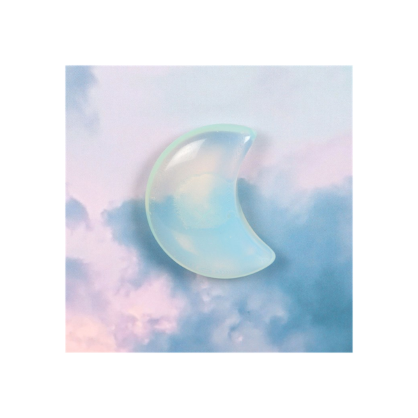 Stay Wild Moonstone Crystal Moon Greeting Card - Image 2