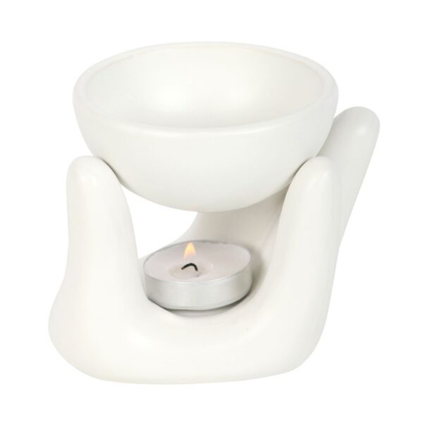 White Hand Ceramic Oil Burner - Image 2