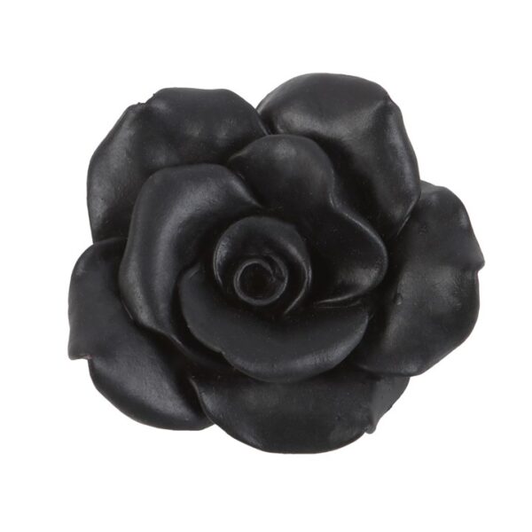 Black Rose Resin Incense Stick Holder - Image 2