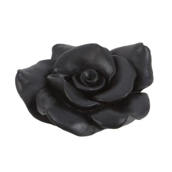 Black Rose Resin Incense Stick Holder - Image 3