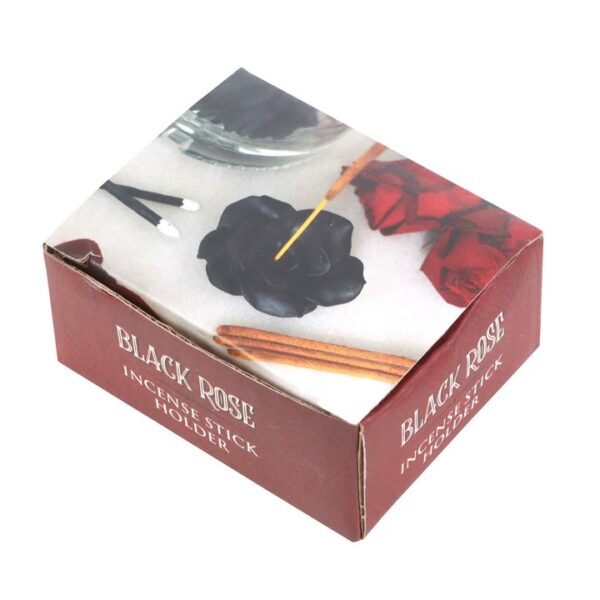 Black Rose Resin Incense Stick Holder - Image 4