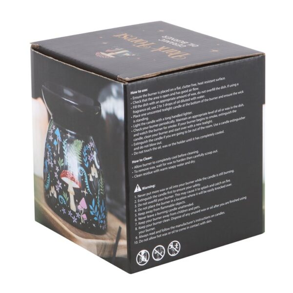 Dark Forest Print Oil Burner - Image 6
