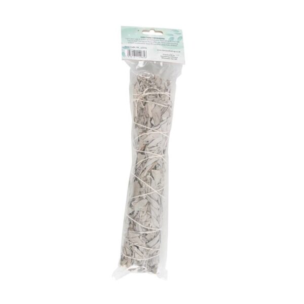 22.5cm Large White Sage Smudge Stick Wand - Image 3