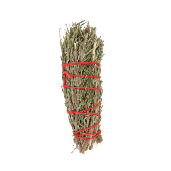 6in Ritual Wand Smudge Stick with Rosemary and Yerba Santa Sage - Image 5